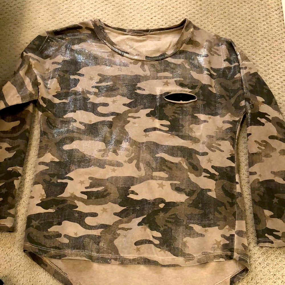 Military color T-short